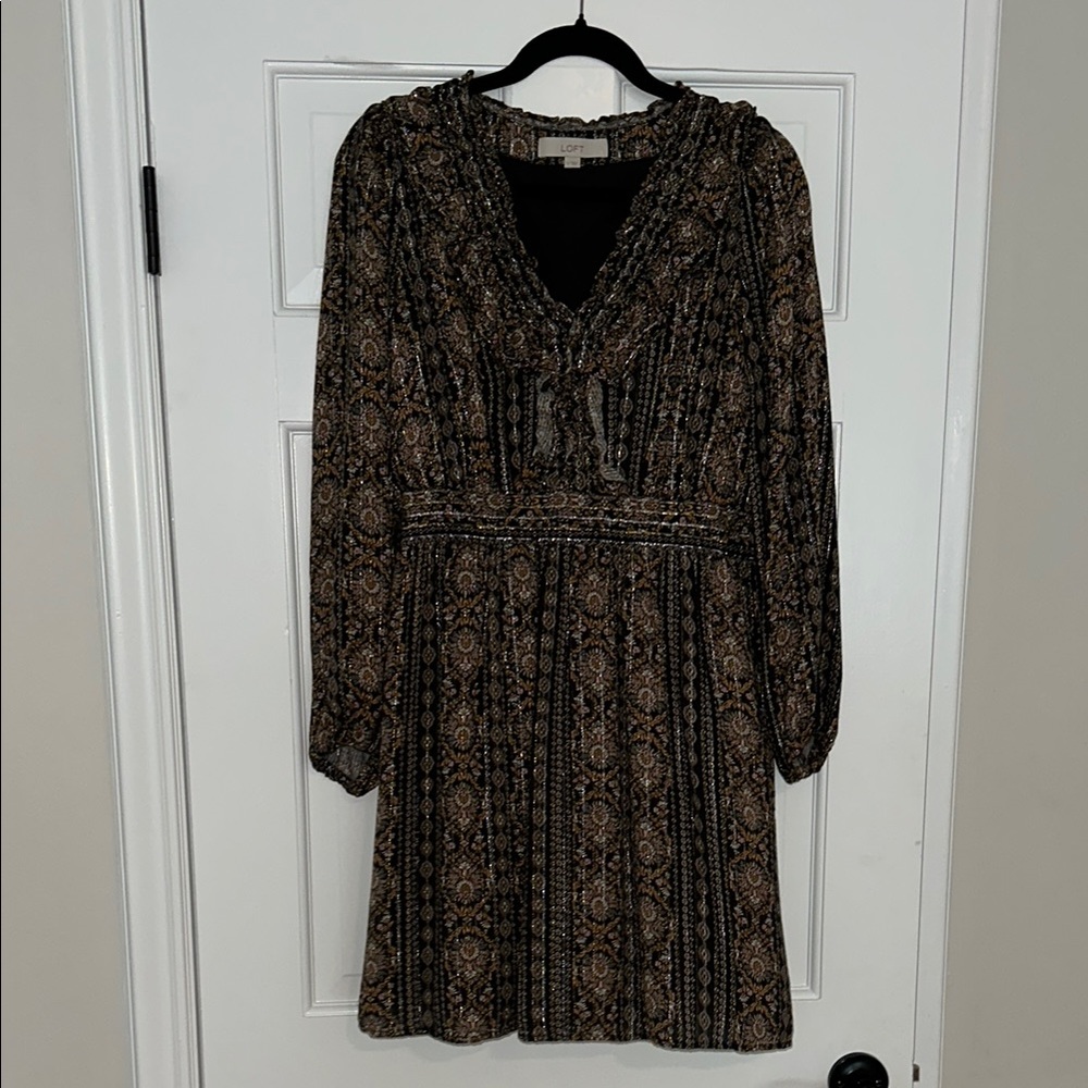 Loft Patterned Dress - Picture 4 of 8